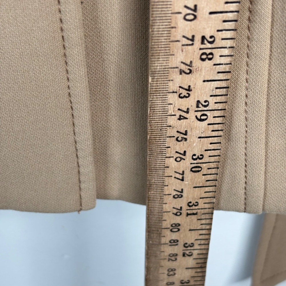 Abercrombie & Fitch Drapey Trench Coat Women's S Tan Khaki Double Breasted Chic - Picture 10 of 13